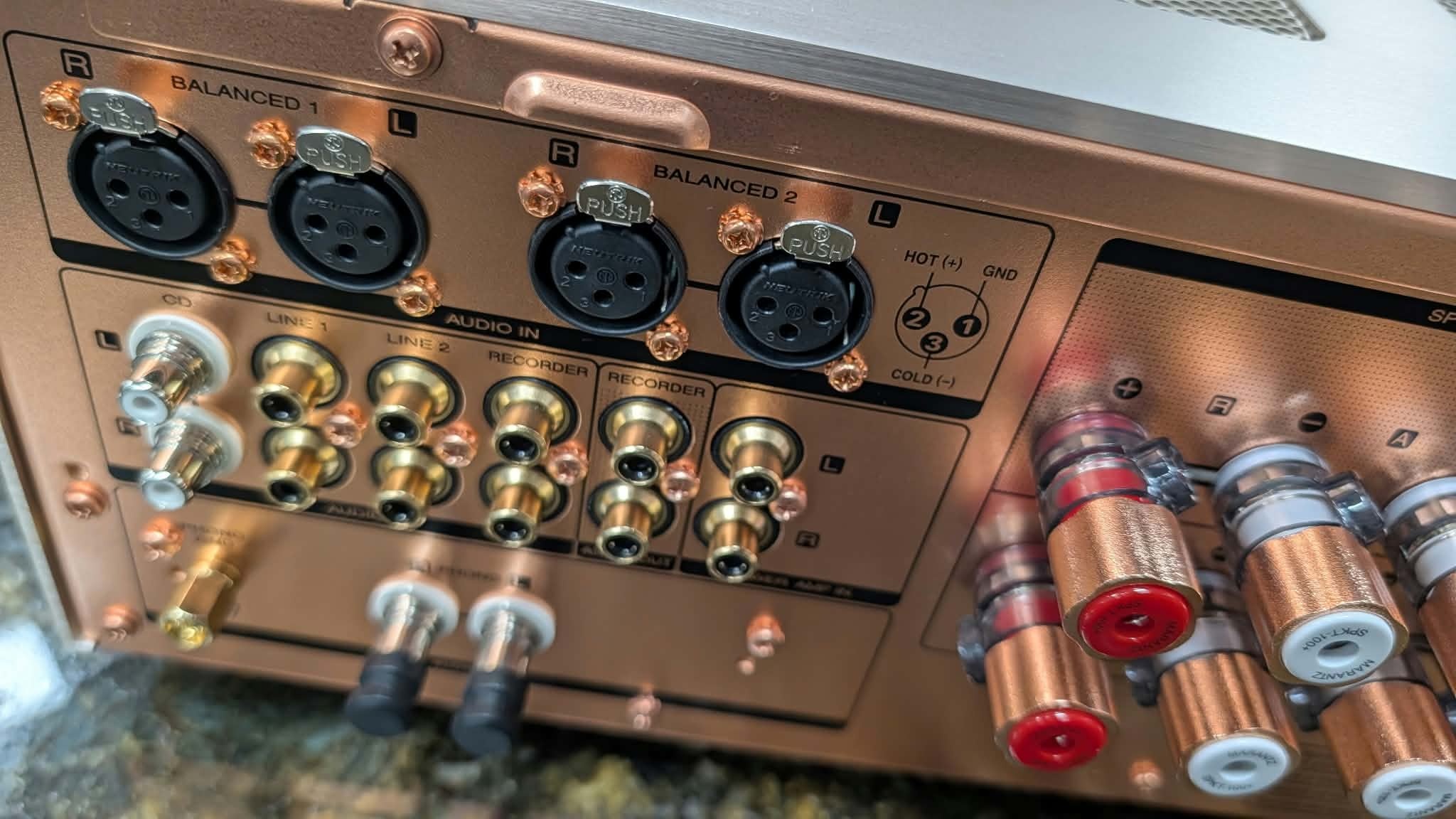 MARANTZ PM-10 REFERENCE INTEGRATED AMPLIFIER — SILVER/GOLD — ONE OWNER — EXCELLENT CONDITION - Image 6